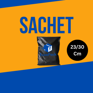 sachet 23*30 Noir Simple