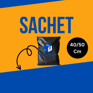 sachet 40*50 Noir Simple